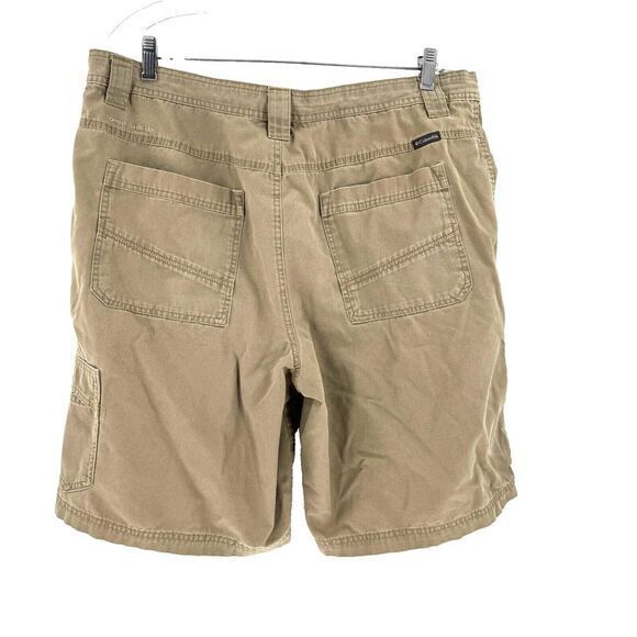 Columbia Canvas Shorts Men's Size 38X11‎ Brown Outdoor Hunting Camping Fishing - Picture 6 of 7